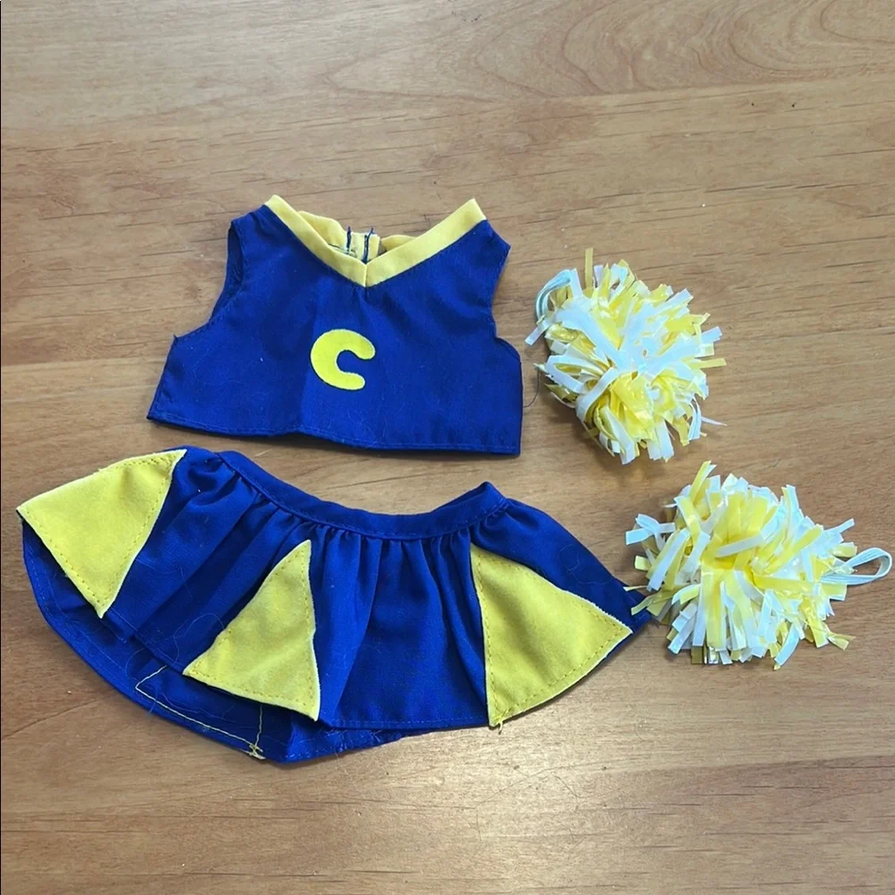 Blue and Yellow Cheerleader Costume - Picture 1 of 2